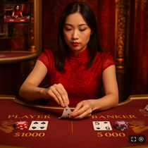 LunuBet - Live Baccarat - Klassisches Kartenspiel Live